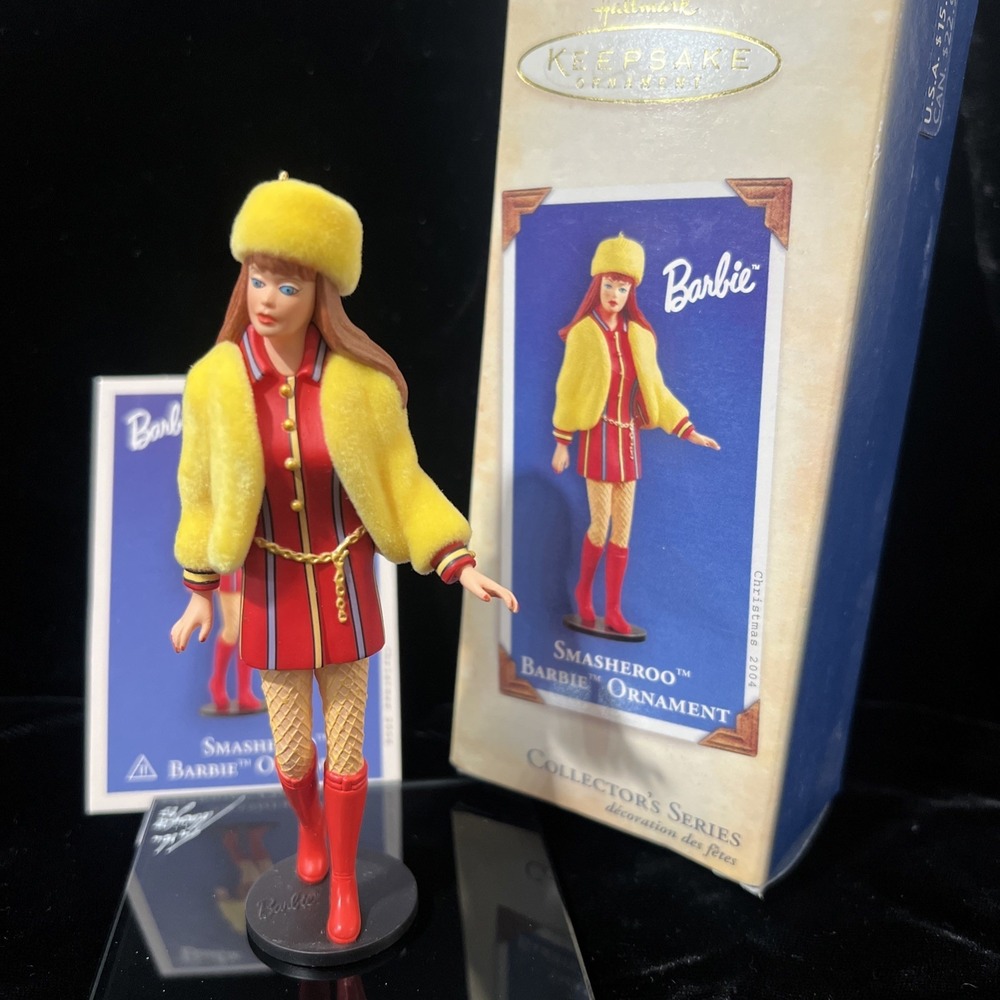 Hallmark Keepsake Christmas Ornament Smasheroo 60s Barbie #4 Vintage 2004